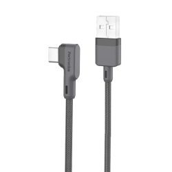 img1_05dd9f16-a502-4fde-a58f-07918e113c23.jpg Portronics Konnect L POR-1081 Fast Charging 3A Type-C Cable 1.2M (Grey)