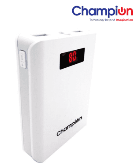 Champion Z-10 10400mAh Digital Power Bank - High-Capacity Portable Charger with LED Display (Multicolor ) - Image 5