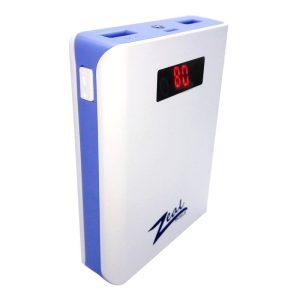 Zeal Z-10 10400 mAh Digital Power Bank White-Blue