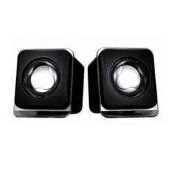 10 USB 2.0 Multimedia Mini Portable Speaker For Laptop/Desktop( Black)