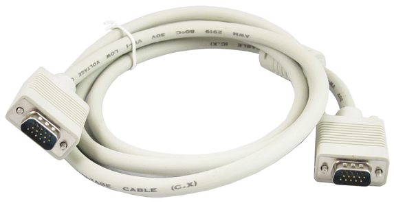 VGA Male to Male ,15-Pin Cable/Adapter for PC, Monitor, Projector, Laptop, TV, LCD/LED- 10Mtr (White) - Image 4