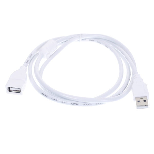 USB 2.0 Extension Male to Female Cable 3 Mtr 2.0 V (Black/White) - Image 2