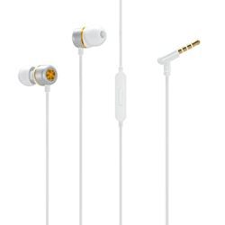 1 Portronics Conch 10 in-Ear Wired Earphone with 3.5mm Jack, Power Audio, Built-in Mic (White)