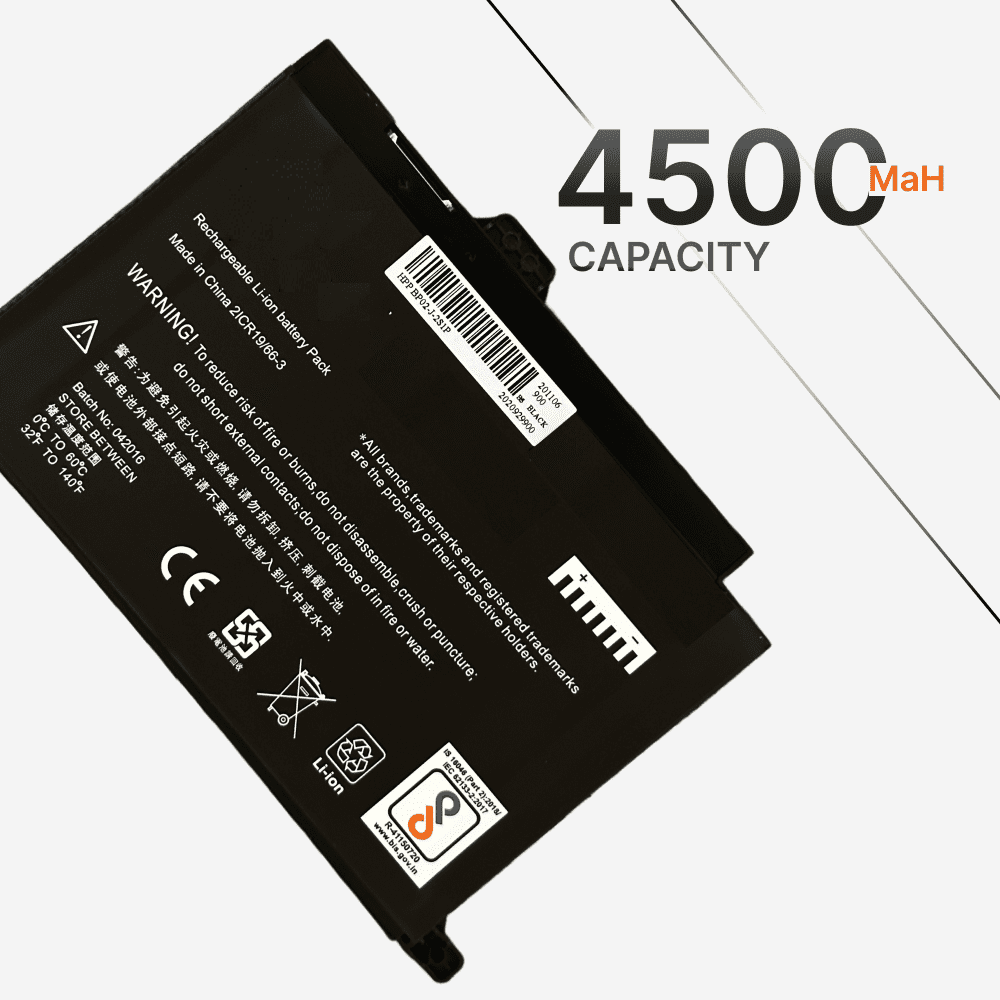 Lappy Power Laptop Battery Compatible HP BP02XL, Pavilion 15-AU000NR, Pavilion 15-AU163TX, Pavilion 15-AU091ND, Pavilion 15-AU000NV-Compatible - Image 2