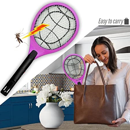 Champion Rechargeable Electric Mosquito Racket Bat - Indoor & Outdoor Insect Killer (Multicolor) - Image 4