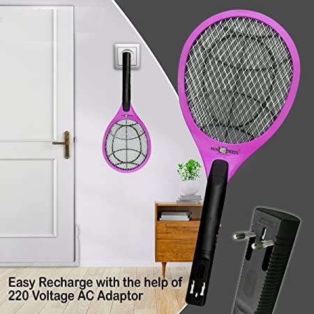 Champion Rechargeable Electric Mosquito Racket Bat - Indoor & Outdoor Insect Killer (Multicolor) - Image 5