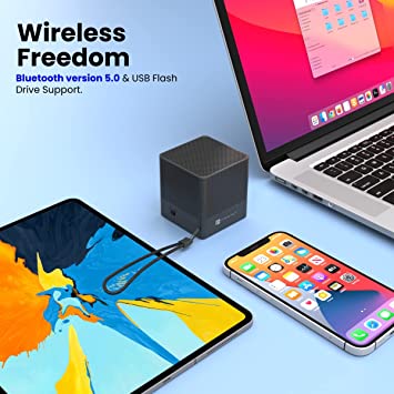 Portronics Bounce 2 5W Portable Bluetooth Speaker with in-Built FM Radio, Type C Charging Port with 5 Hrs Playback - Image 4