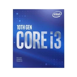 1 Intel Core i3-10100F 10th Generation LGA1200 Desktop Processor 4, 4 Cores 8 Threads up to 4.30GHz 6MB Cache