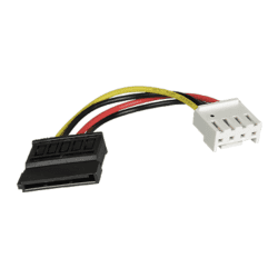 1 DVR HDD Power Cable 4pin Mini Power Cable/Adapter to Power one 15 pin SATA HDD