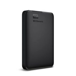 1.0 Western Digital WD 1TB Elements Portable Hard Disk Drive, USB 3.0, Compatible with PC, PS4 and Xbox, External HDD