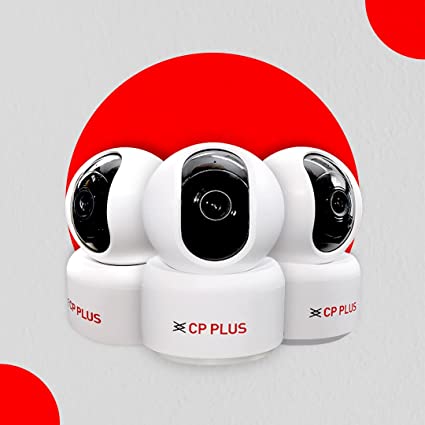 CP PLUS CP-E35A 3 MP Full HD Smart Wi-Fi CCTV 360° Pan & Tilt Motion Alert, Night Vision Camera (White) - Image 4