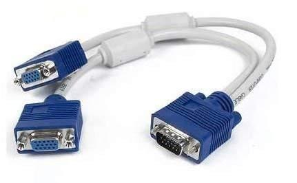 1 VGA Male to 2 VGA Female Video Splitter M/F - VGA Y Cable for Dual Display Setup - Image 4