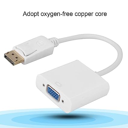 DisplayPort (DP) Male to VGA Adapter Female , Gold-Plated Compatible with Computer, Desktop, Laptop, PC, Monitor, Projector - Image 3