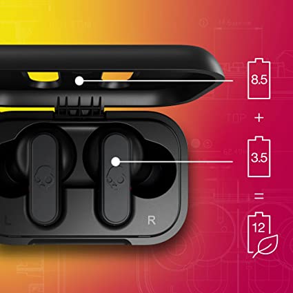 Skullcandy Dime 2 in-Ear True Wireless Earbuds with Mic (Black) - Image 2