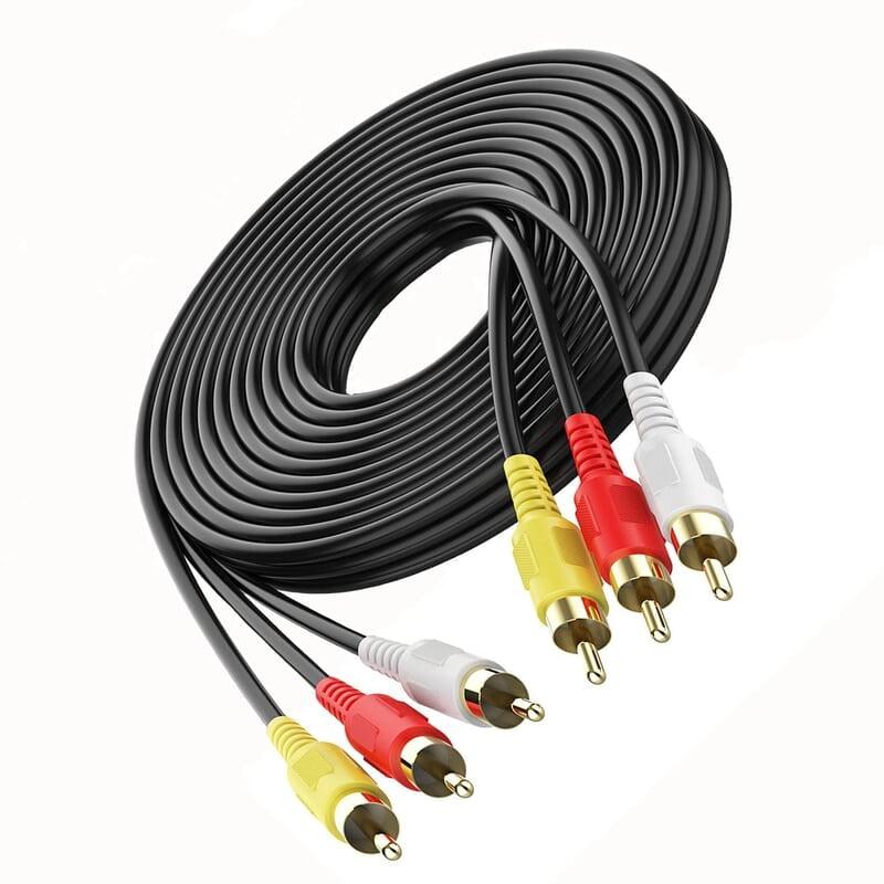 RCA Cable 3RCA Male to 3RCA Male Stereo Audio Video Cable - 1.5 Meter - Image 2