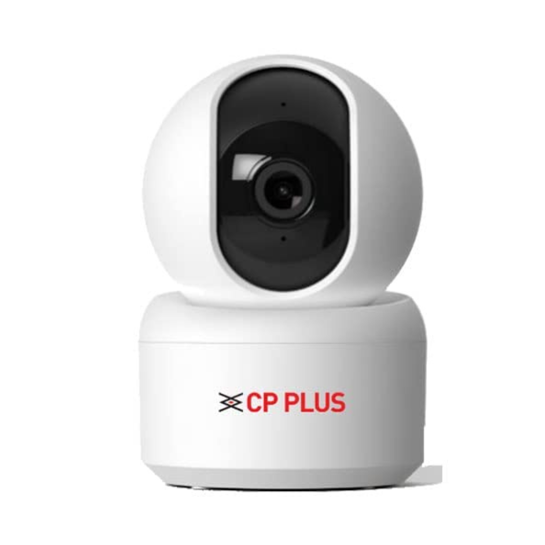 CP PLUS CP-E35A 3 MP Full HD Smart Wi-Fi CCTV 360° Pan & Tilt Motion Alert, Night Vision Camera (White)