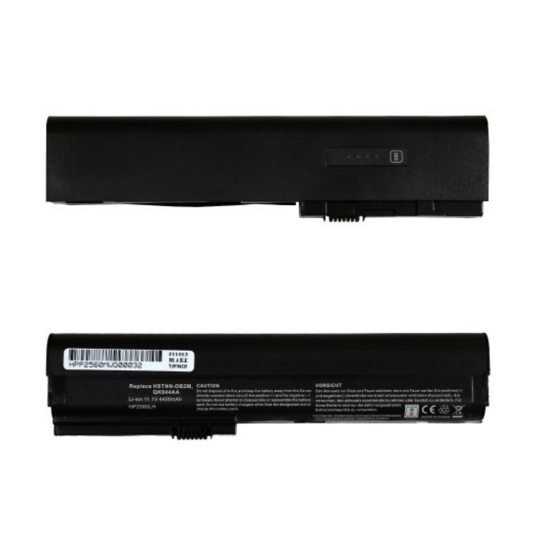 Lappy Power Laptop Battery For HP 2560P , 2570P 632016-542 632417-001 632419-001 632421-001 HSTNN-UB2L HSTNN-UB2K 632423-001 11.1V 6 Cells 4400mAh ? Compatible