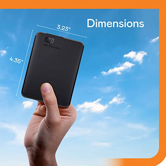 Western Digital WD 2TB Elements Portable Hard Disk Drive, USB 3.0, Compatible with PC, PS4 and Xbox, External HDD - Image 2