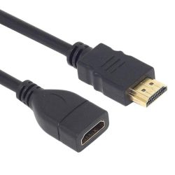 HDMI Black HDMI Male to HDMI Female 2.0 Extension Cable (1M)