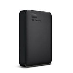W1 Western Digital WD 4TB Elements Portable Hard Disk Drive, USB 3.0, Compatible with PC, PS4 and Xbox, External HDD