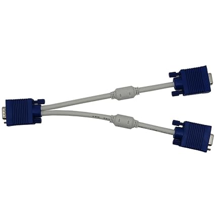 1 VGA Male to 2 VGA Female Video Splitter M/F - VGA Y Cable for Dual Display Setup - Image 5