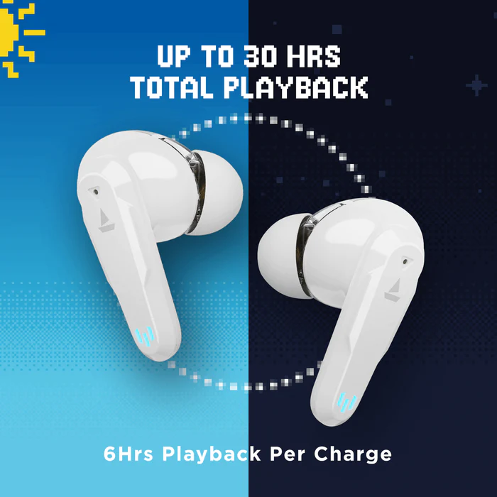 boAt Airdopes 191G Truly Wireless in Ear Earbuds with Mic, Beast Mode for Gaming, 2x6mm Dual Drivers - Image 2