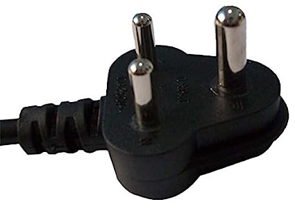 3 Pin Power Cable Cord for 2 Pin Laptop Adapter/Camera/Printer/Adapter/Charger ,1.5 Meter (Black) - Image 3