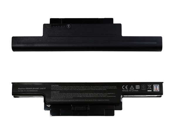 Lappy Power Laptop Battery For Dell 1450 ? Studio 1457, 1458, 1558R Series Laptops , 11.1V 6 Cells 4400mAh ? Compatible