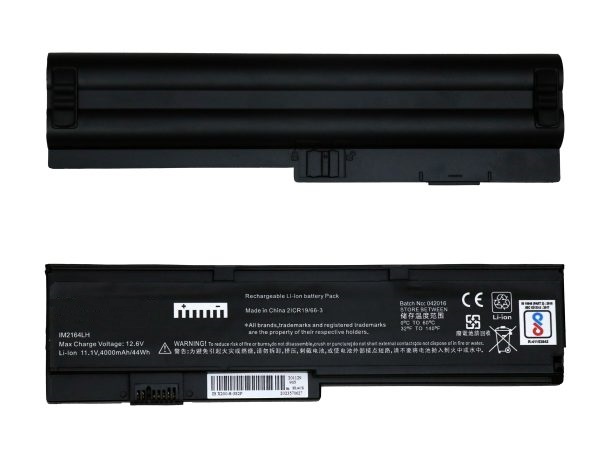 Lappy Power Laptop Battery For Lenovo X200 ThinkPad X200s, X201 Series Laptops ,10.8V 6 Cells 4400mAh Compatible