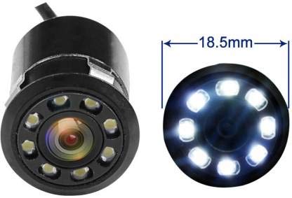Car Rear View Reverse Parking Camera with HD Night Vision 8 LED Waterproof 170 Degree Wide Angle (Black) - Image 3