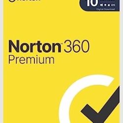 D20 Norton 360 Premium|10 Users 1 Year|Total Security for PC, Mac, Android or iOS, PC Cloud Back Up