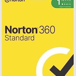 D8 Norton 360 Standard |1 User 3 Year|Total Security for PC, Mac, Android or iOS | PC Cloud Back Up