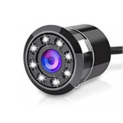 Untitled design(12) Car Rear View Reverse Parking Camera with HD Night Vision 8 LED Waterproof 170 Degree Wide Angle (Black)