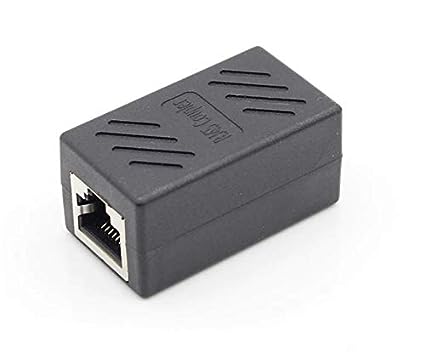 RJ45 Female-to-Female LAN Connector Ethernet Network Cable Extension Couple Joiner Charging Adapter (Black) - Image 5