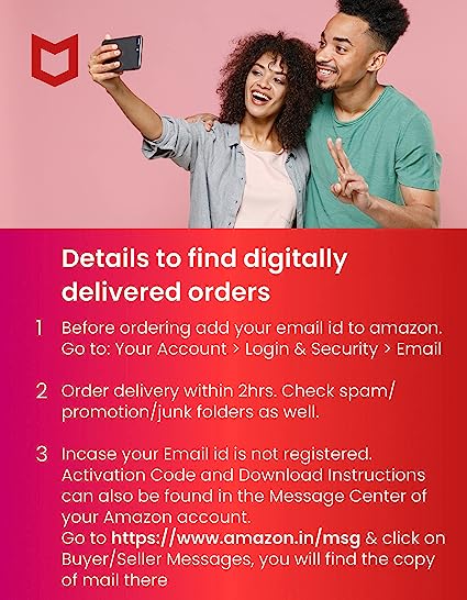 McAfee Total Protection Security For Window, Mac Single Licence Key (Email Delivery) - Image 4