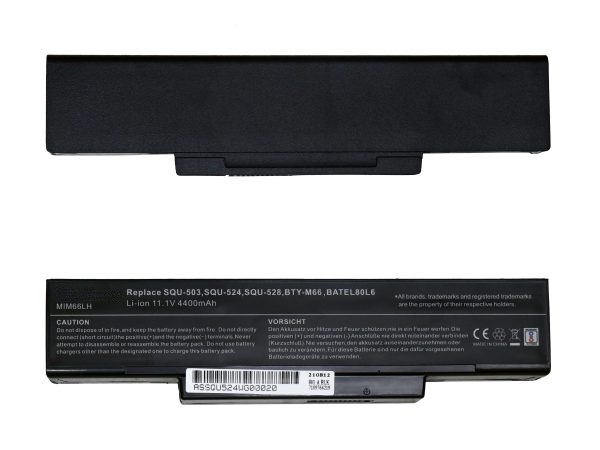 Lappy Power Laptop Battery For HCL SQU524-1 ? SQU-524, SQU-528, SQU-503 Laptops,11.1V 6 Cells 4400mAh ? Compatible