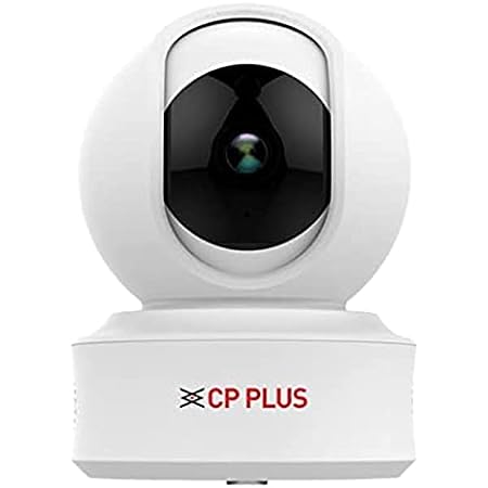 CP PLUS E25A Full HD Wi-Fi PT Camera with 360 degree View, 2-Way Talk & Night Vision Security Camera (White) - Image 2