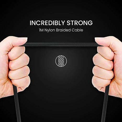 Portronics Konnect B+ 8 Pin Usb Cable 3.0 Amp Output with Charge & Data Sync with 1 Meter - Image 2