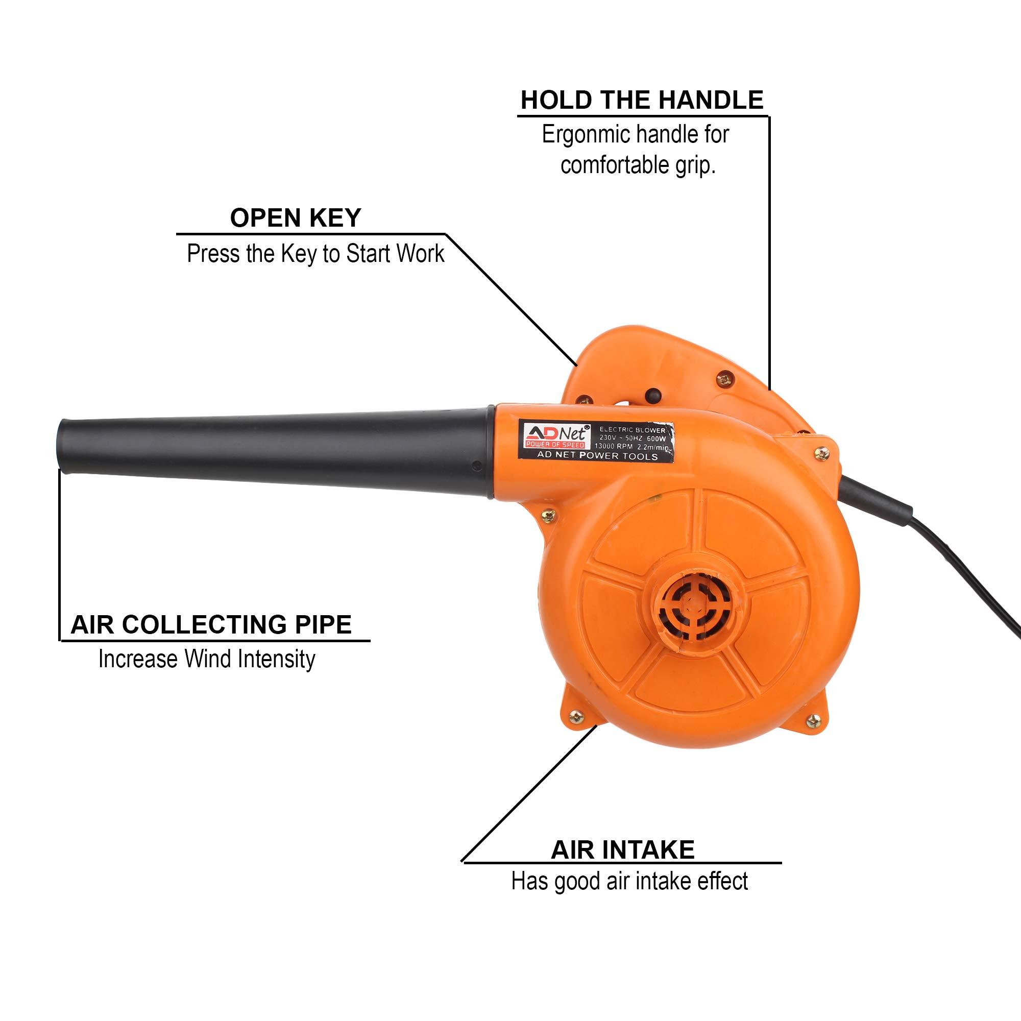 Electric Air Blower 600W High-Speed Dust Cleaner for Floor ,AC,Computer, Car - Image 4