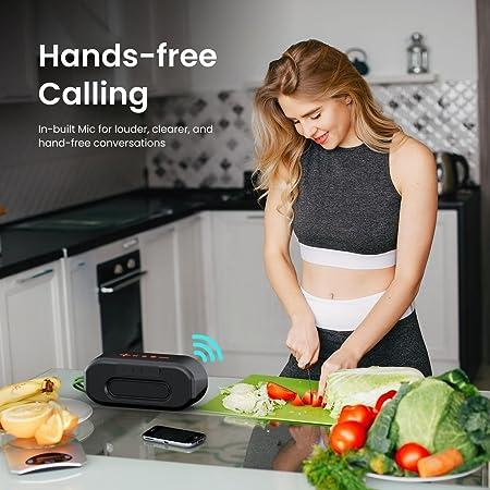 Portronics Pixel 3 10W Portable Wireless Bluetooth Speaker, Upto 7Hour Playtime, TWS Connectivity,(Black) - Image 5