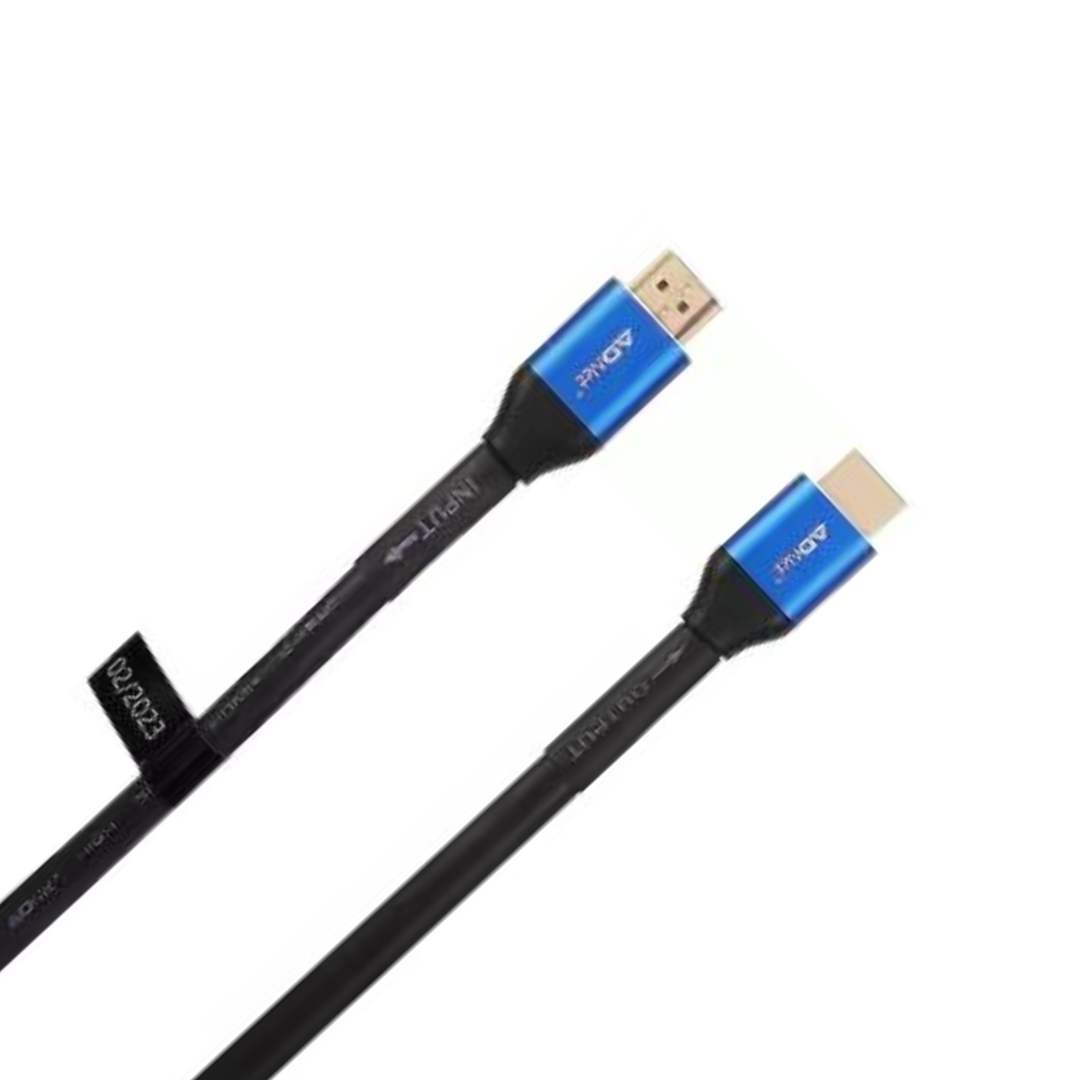 HDMI Male to HDMI Male 4K Cable, 2.0 High-Speed, Supports 3D, 2160p, 1080p, HDR, & Audio Return, Compatible with TV, PC, Monitor, Projector (Blue)-1.5m - Image 2