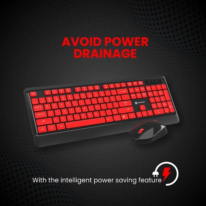 Portronics Key5 Combo Wireless Keyboard and Mouse Set, with 2.4 GHz USB Receiver, 1200 DPI Optical Tracking for PC, Laptop & USB Supported Devices - Image 3