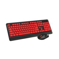 Key Black Portronics Key5 Combo Wireless Keyboard and Mouse Set, with 2.4 GHz USB Receiver, 1200 DPI Optical Tracking for PC, Laptop & USB Supported Devices