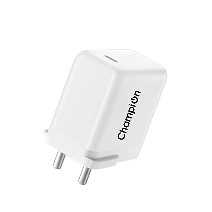 Champion 25W 5V/4A Type-C PD Fast Charger for iPhones & Android Devices (White) - Image 4