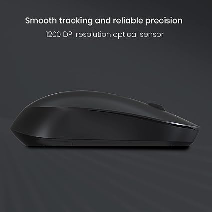 Portronics Toad 13 Wireless Mouse, 2.4 Ghz Connectivity with USB Nano Dongle, 1200 DPI Optical Tracking Compatible with Laptop, Mac, PC - Image 5