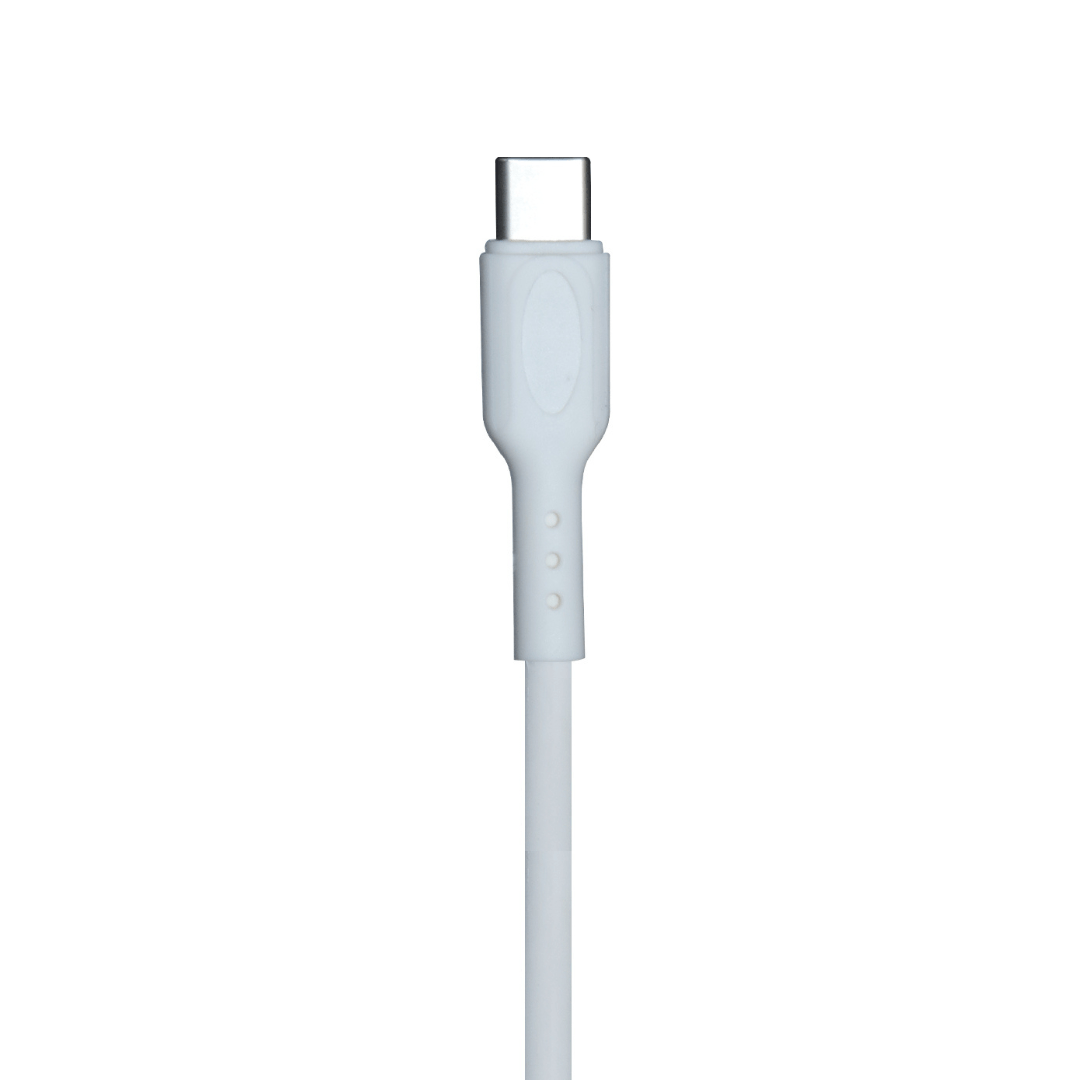 Champion Type-C to iPhone PD 27W Data Sync & Fast Charging Cable PVC for all Apple & Lightning Port Devices (White) - Image 3