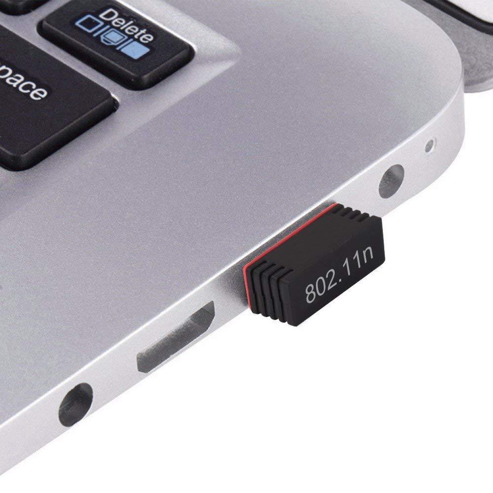 WiFi USB Mini Wireless Receiver Adapter Supports 300Mbps Wireless Data for Desktop PC Laptop, Support Windows 10/8/7/Vista/XP/2000 - Image 3