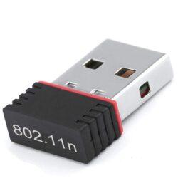 USB WiFi Adapter 300Mbps WiFi USB Mini Wireless Receiver Adapter Supports 300Mbps Wireless Data for Desktop PC Laptop, Support Windows 10/8/7/Vista/XP/2000
