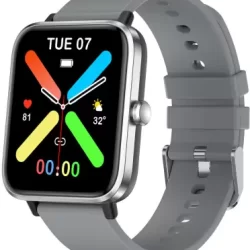 W1 Fire-Boltt Ninja Calling Pro 4.29cm (1.69 inch) Bluetooth Calling Smartwatch with AI Voice Assistant (Silver)