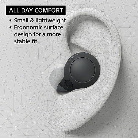 Sony WF-C700N Bluetooth Truly Wireless Lightest Active Noise Cancellation in Ear Earbuds, Multipoint Connection,10 mins Super Quick Charge (Black) - Image 5